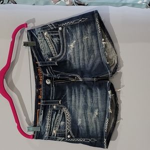 Rock Revival Jean Shorts